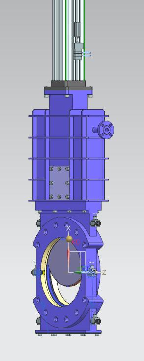 Специальные ножевые задвижки под силосом с вентиляционным отверстием и скребком, конические