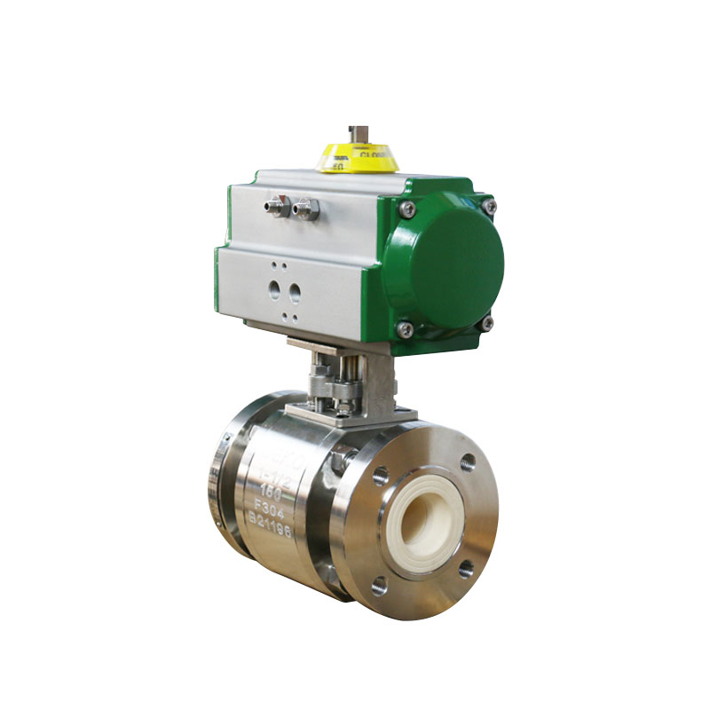 Ceramic ball valve actuator