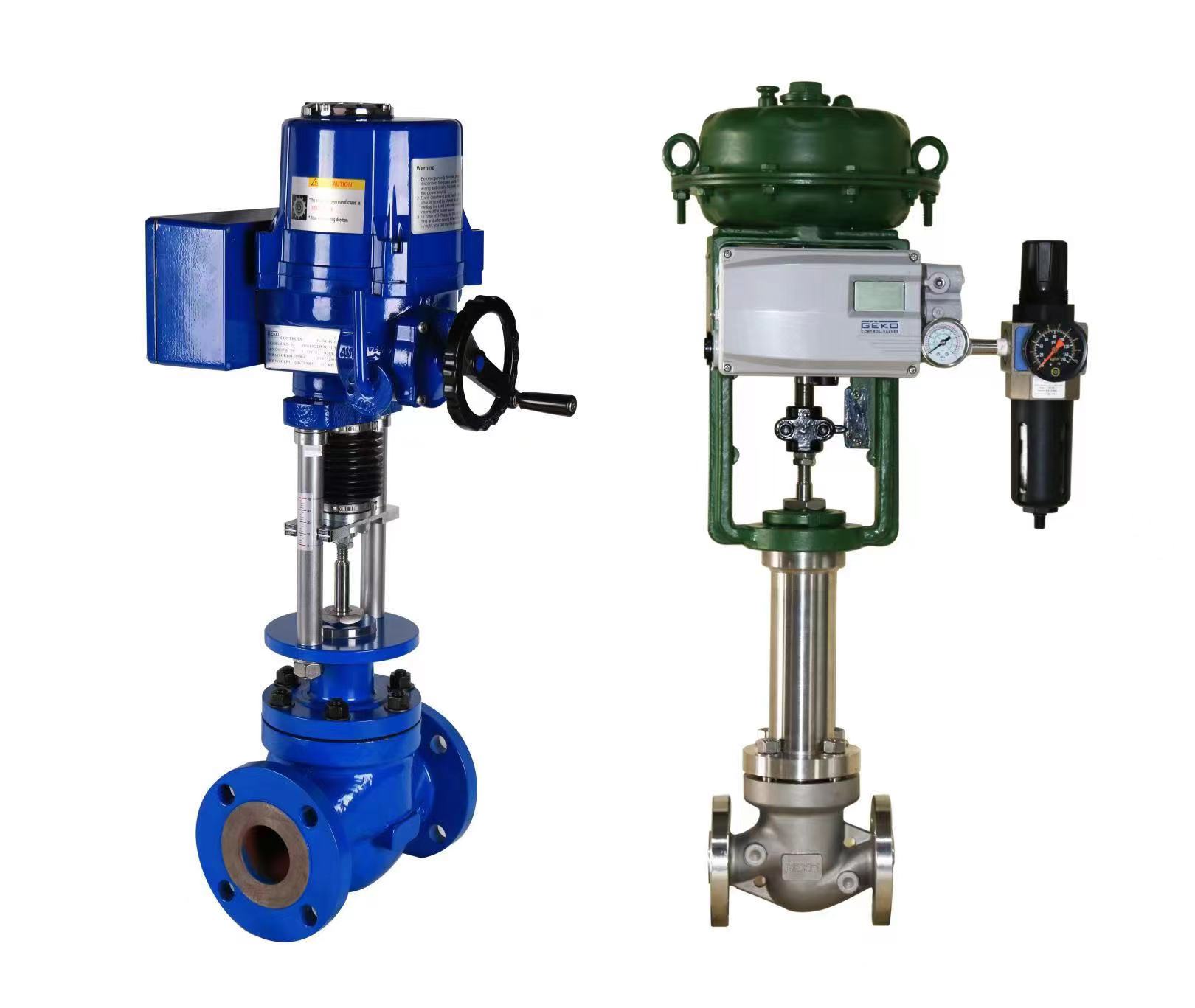 Industrial chemical pipeline pneumatic control valve