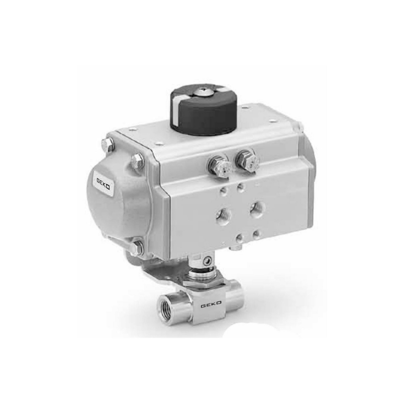 Pneumactic One Piece Ball Valve Threaded