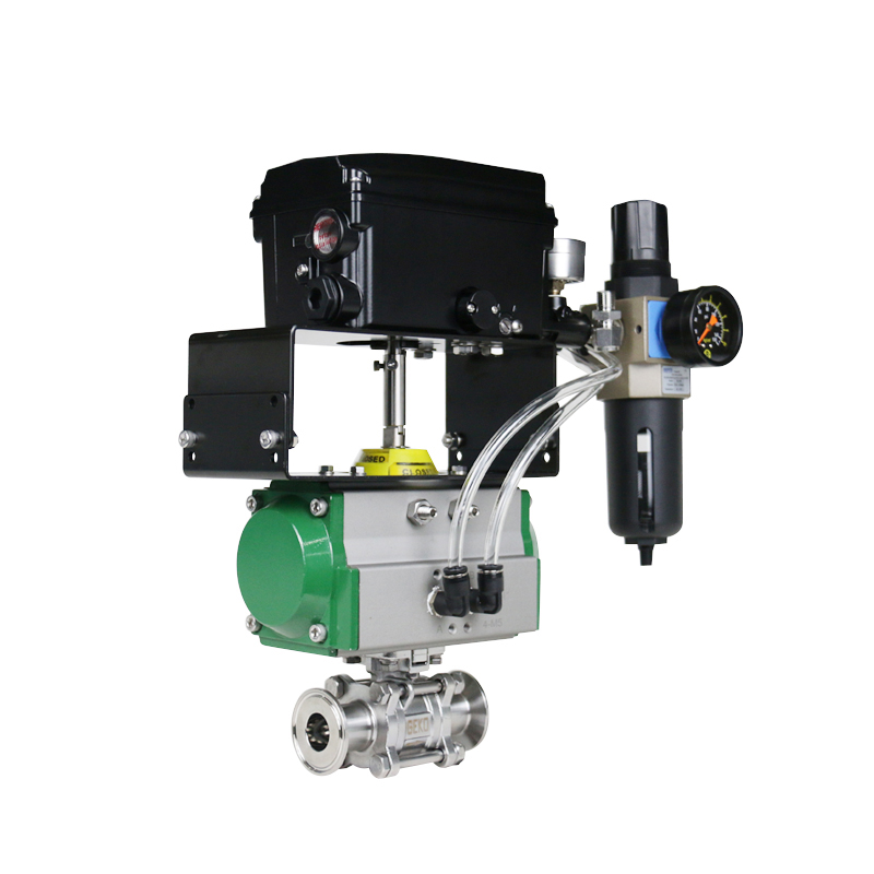 electric 3 pcs instrument ball valve