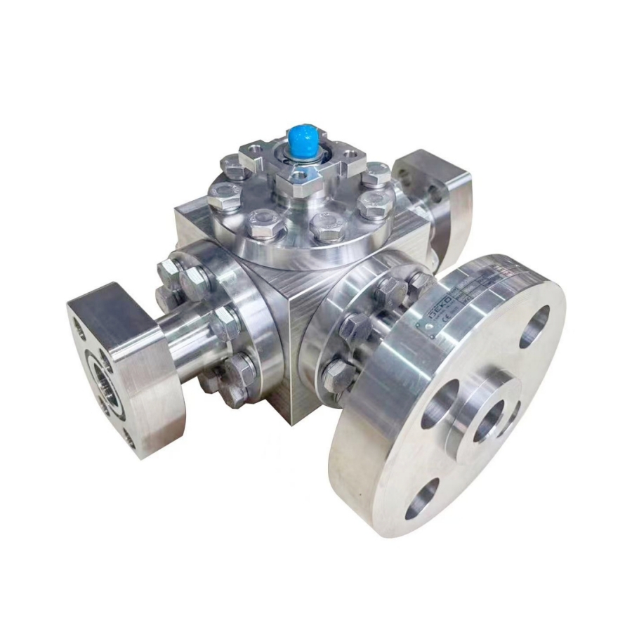 3-Way Ball Valve for Hydrogen Nitrogen CO2 Mixed Gas