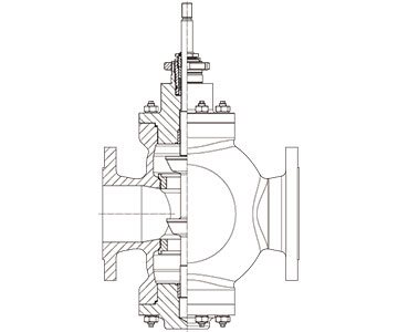 Угловой клапан серии GKV350/380