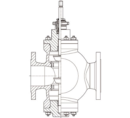 Угловой клапан серии GKV350/380